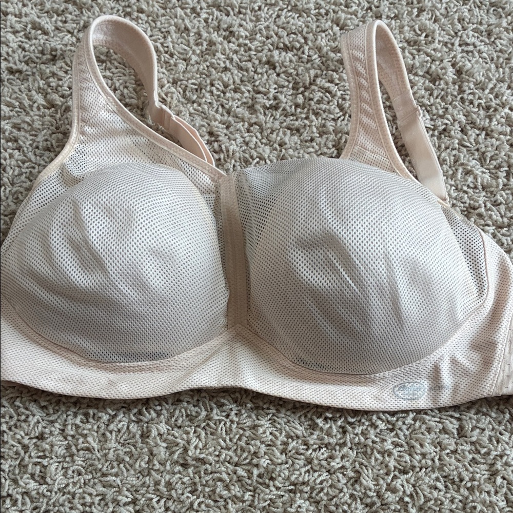 Title Nine Cream Mesh Bra